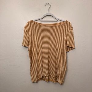 Yellow Striped Tee Shirt